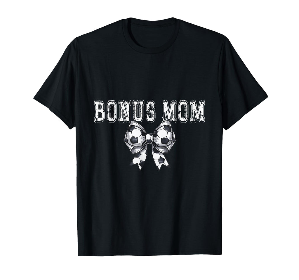 Coquette Soccer Bonus Mom Spirit T-Shirt - Streetwear Style Unisex