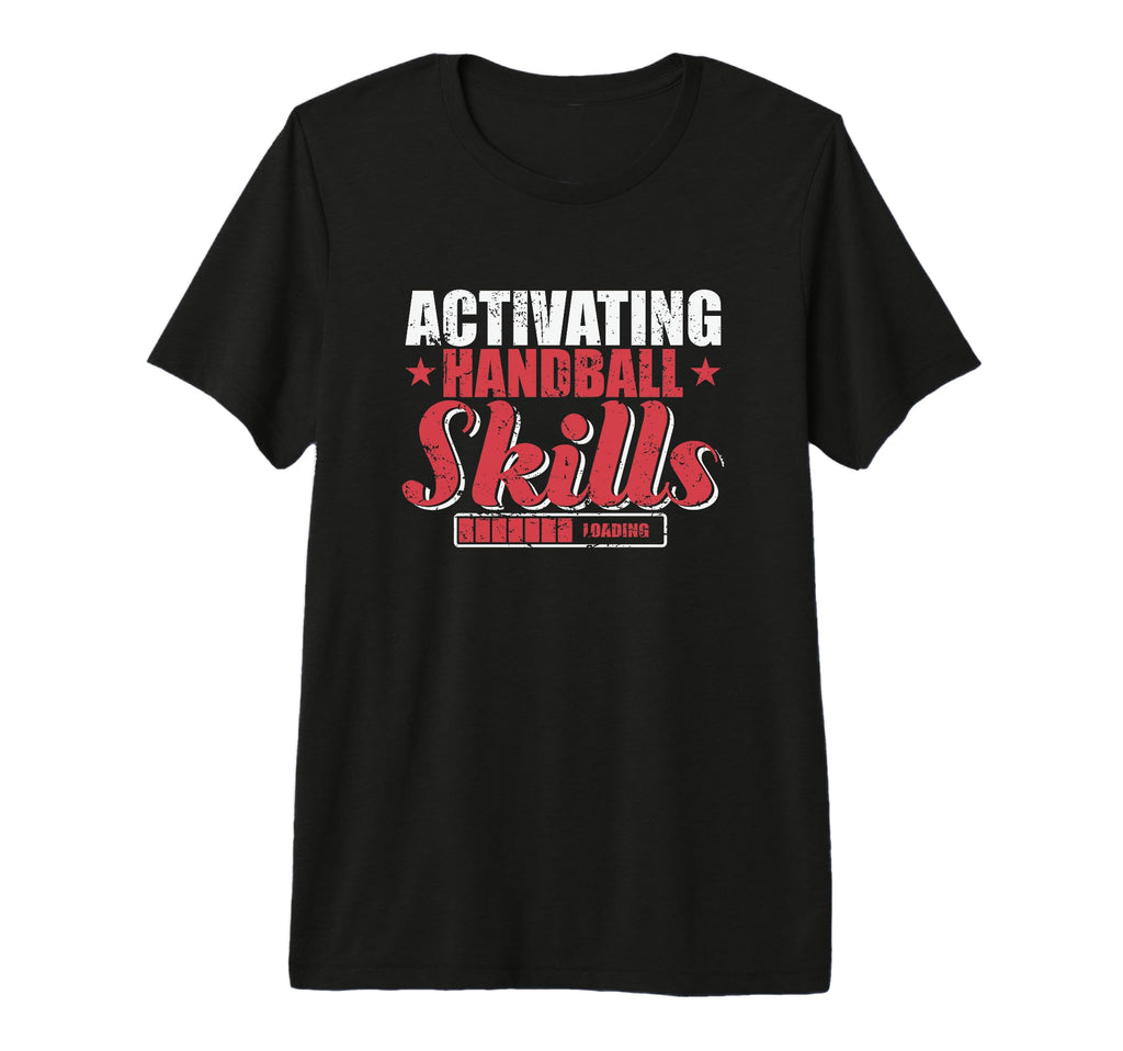 Activating Handball Skills Tri Blend T-Shirt - Trendy Graphic Unisex