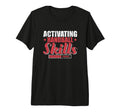 Activating Handball Skills Tri Blend T-Shirt - Trendy Graphic Unisex