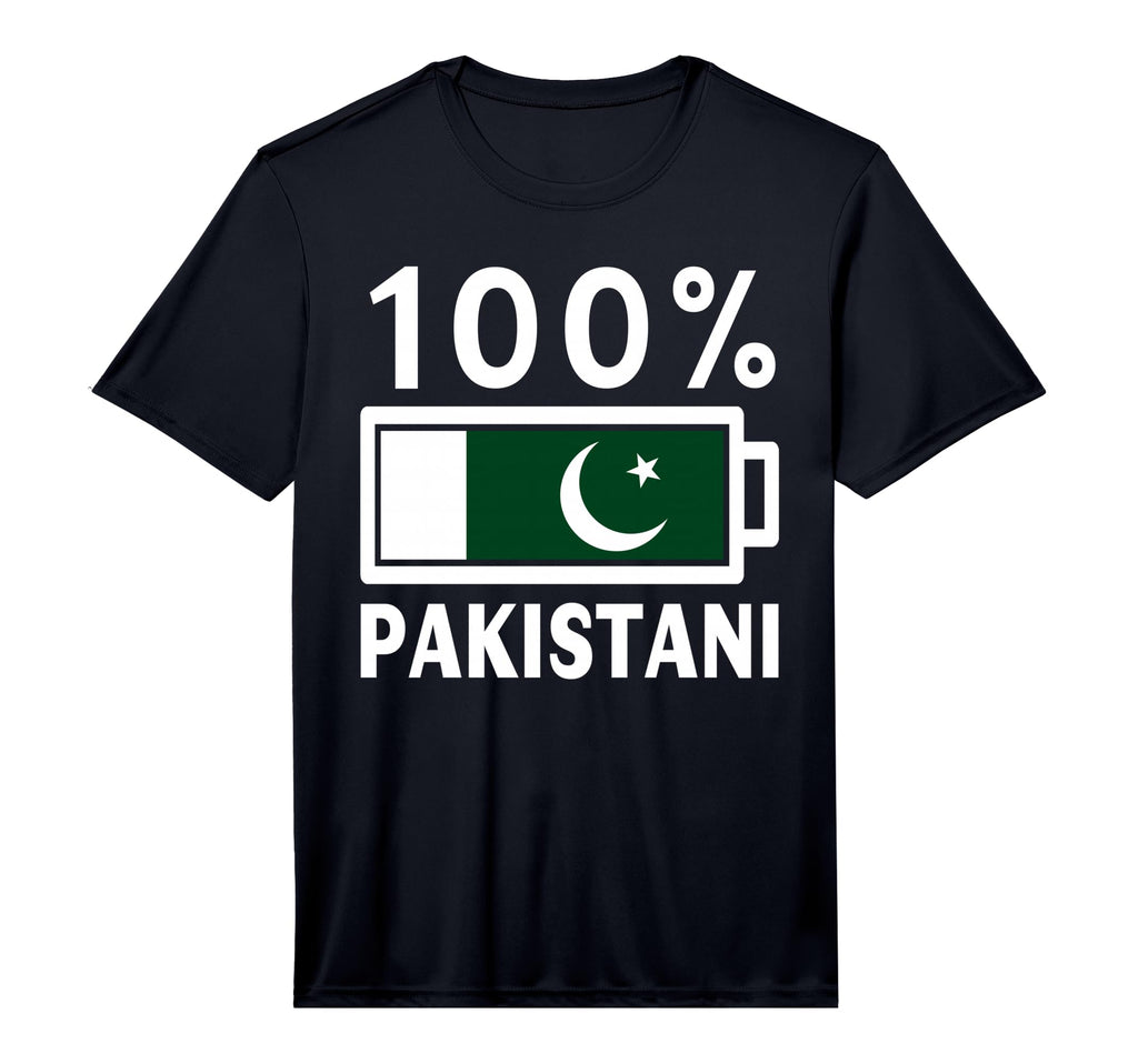 Pakistan Flag 100 Pakistani T-Shirt - Fun Novelty Design for Adults