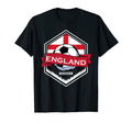 England Flag Football Fan Soccer T-Shirt - Streetwear Style for Adults