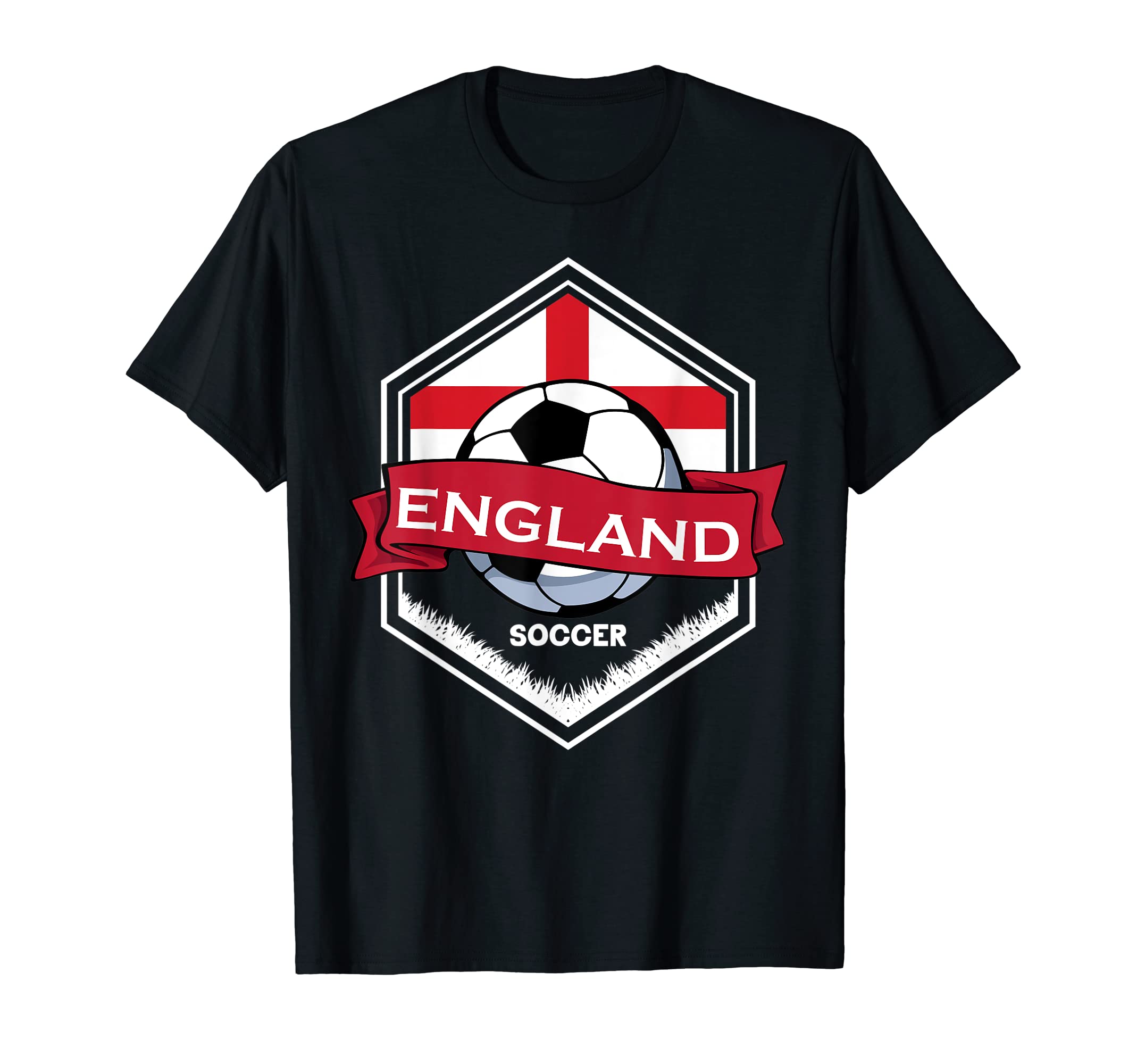 England Flag Football Fan Soccer T-Shirt - Streetwear Style for Adults