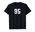 Number 95 80S 90S Soccer Team Jersey T-Shirt - Novelty Apparel Unisex