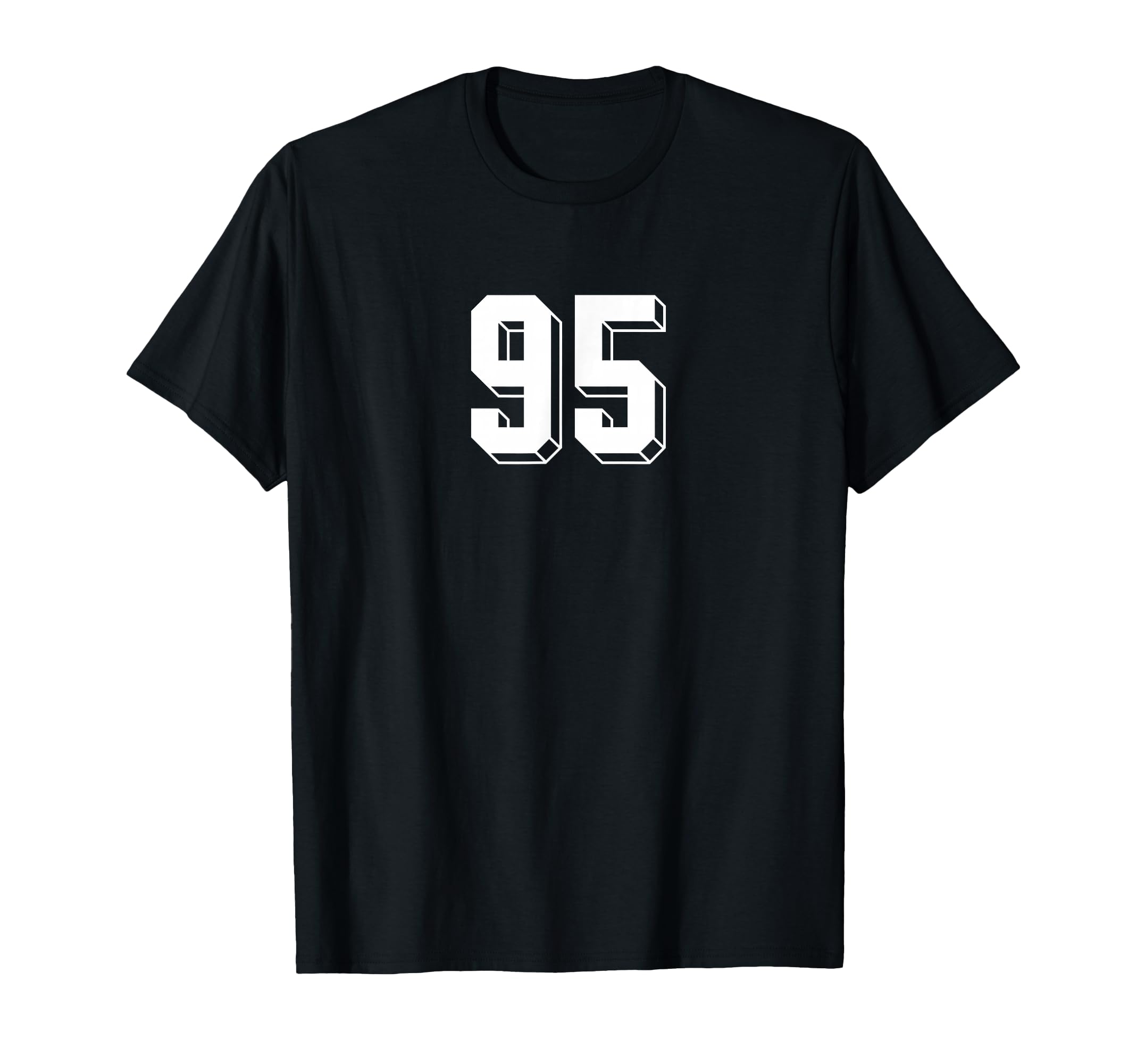 Number 95 80S 90S Soccer Team Jersey T-Shirt - Novelty Apparel Unisex