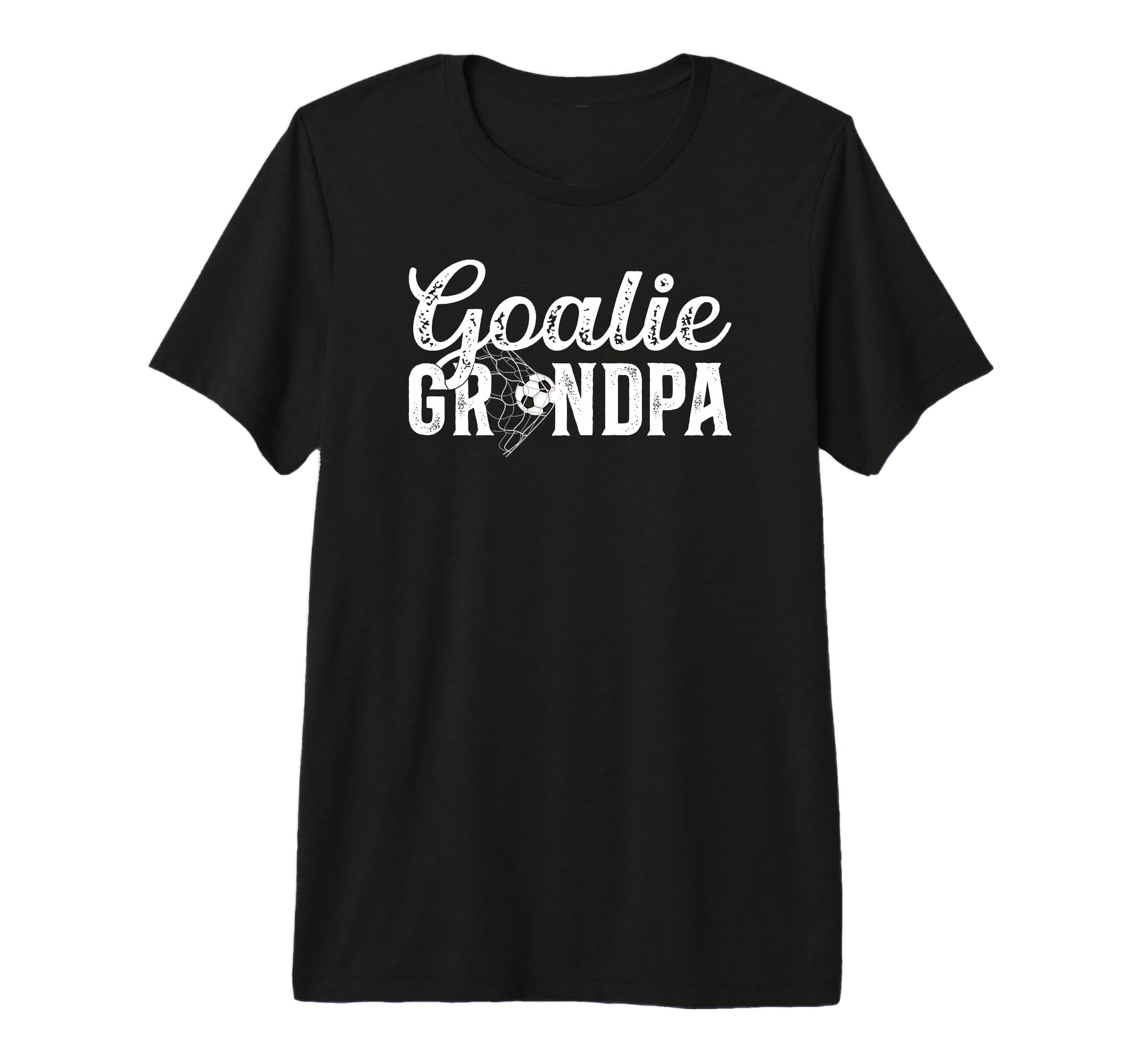 Mens Soccer Goalie Grandpa Soccer T-Shirt - Casual Everyday Wear Men Women