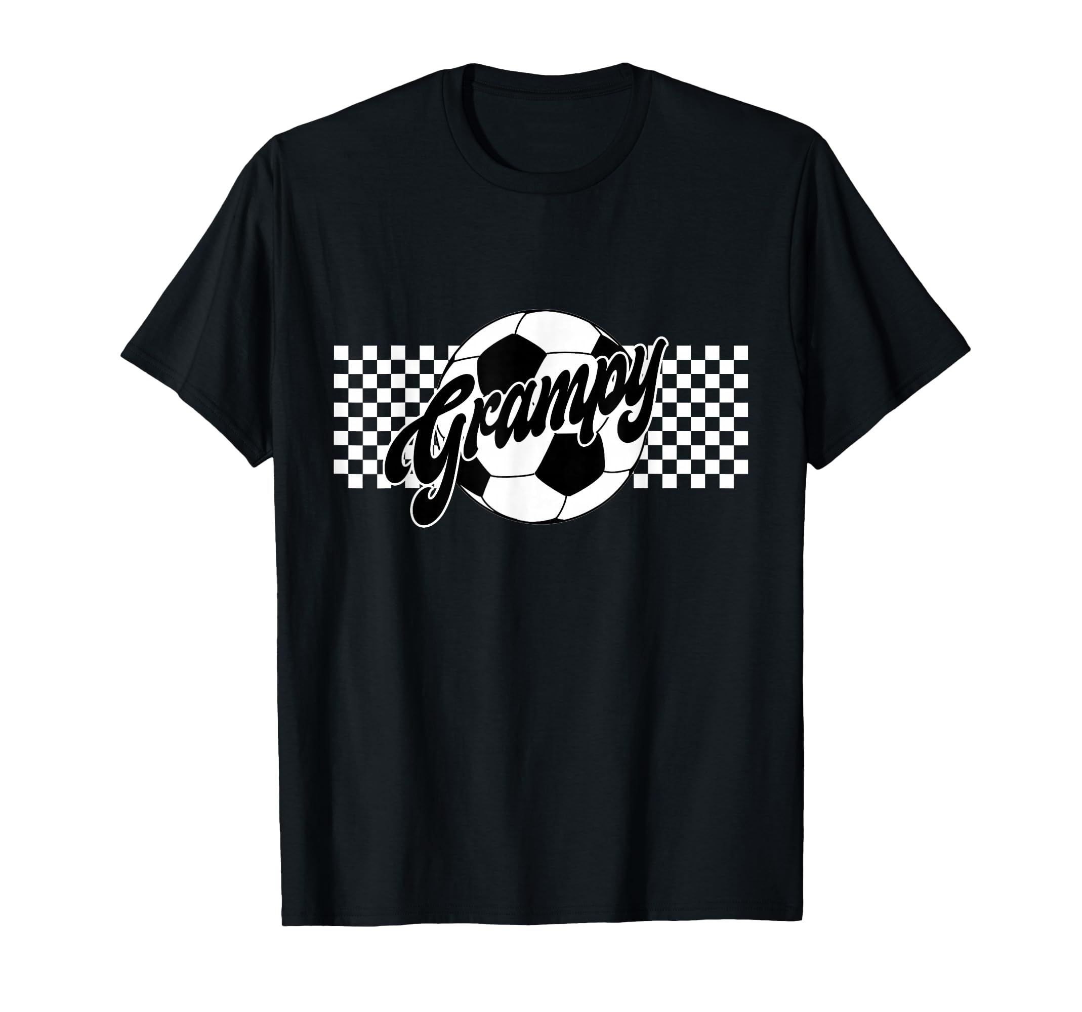 Soccer Grampy Soccer Sport Player Team T-Shirt - Graphic Print for Adults