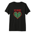 My Heart Is That Field Soccer Fan T-Shirt - Unique Graphic Men Women