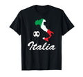 Italy Map Football Forza Azzurri Italian T-Shirt - Aesthetic Graphic Unisex