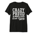 Crazy Proud Hockey Goalie Granny T-Shirt - Casual Everyday Wear Unisex