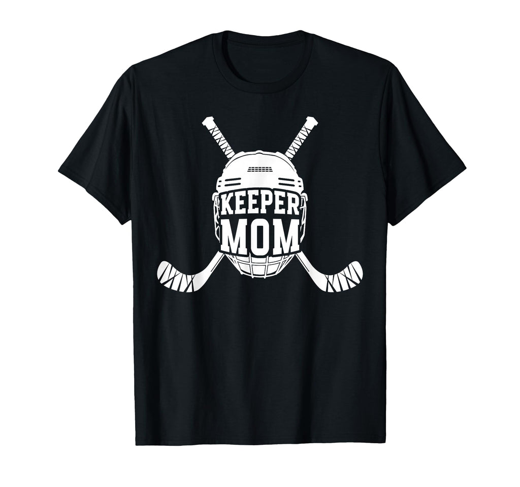 Hockey Keeper Mom Ice Hockey Goalie T-Shirt - Novelty Apparel Men Women