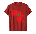I Love Morocco Flag Africa Map T-Shirt - Fun Novelty Design for Adults