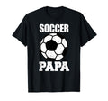 Soccer Papa Funny Soccer Player Papa T-Shirt - Fun Novelty Design Men Women