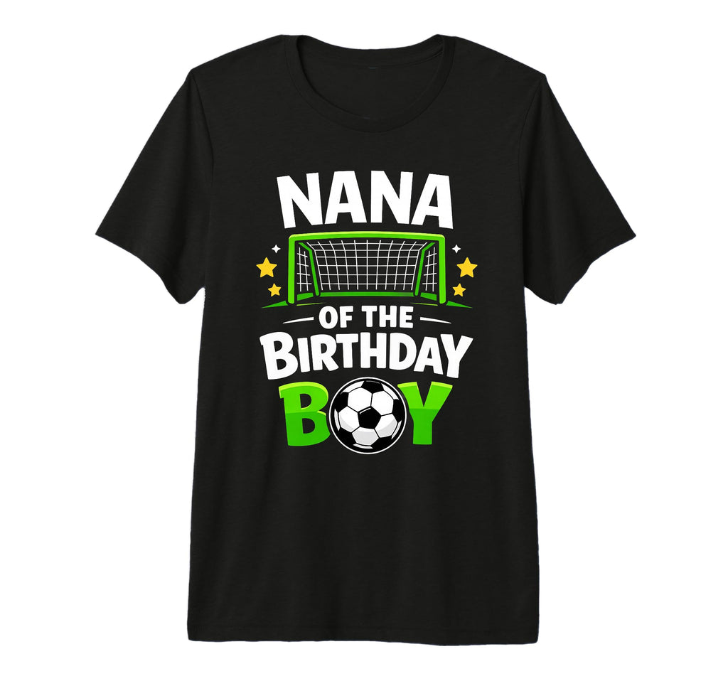 Nana Birthday Soccer Ball Tri Blend T-Shirt - Trendy Graphic for Adults