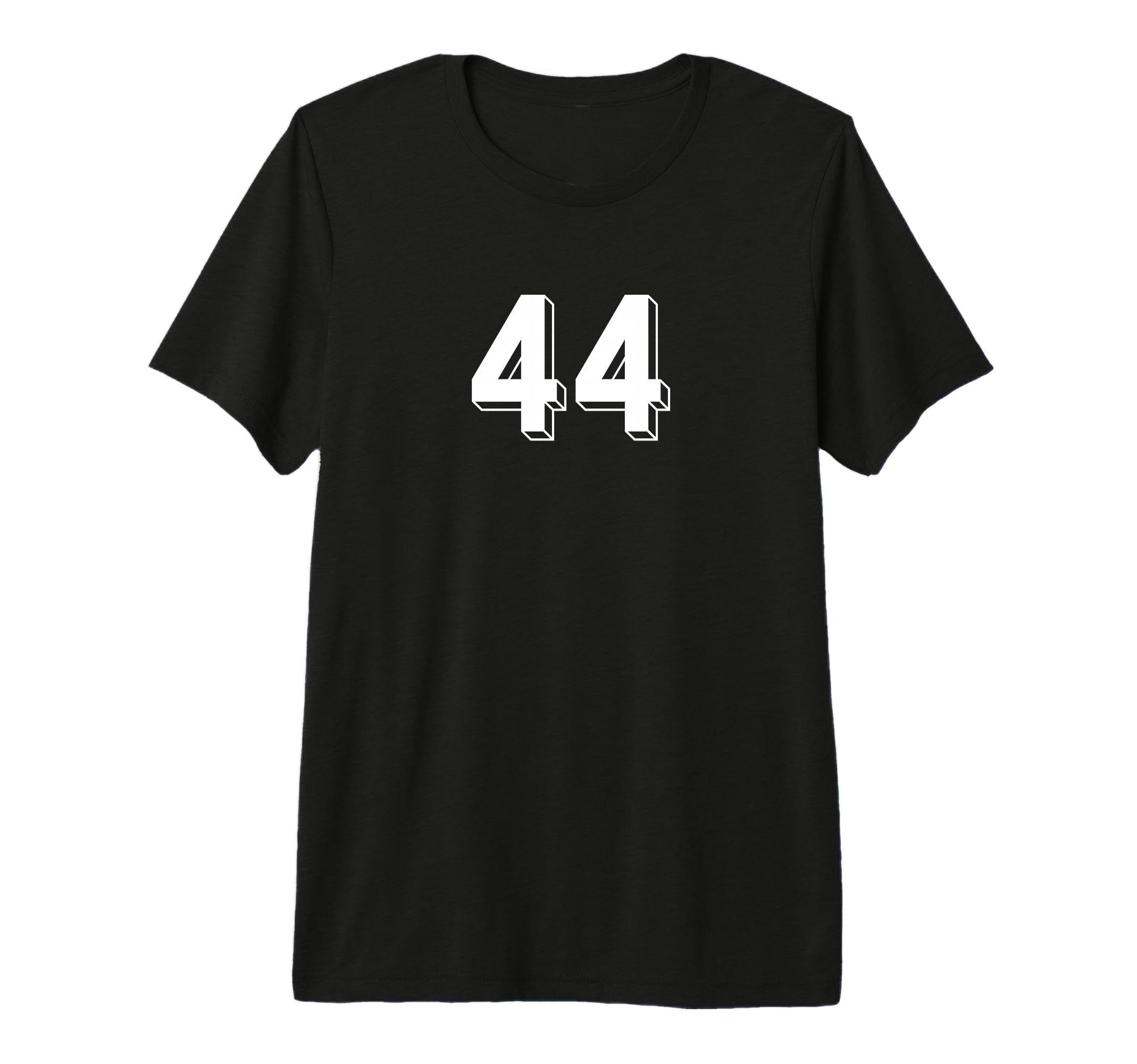 Number 44 80S 90S Soccer Team T-Shirt - Casual Everyday Wear Men Women