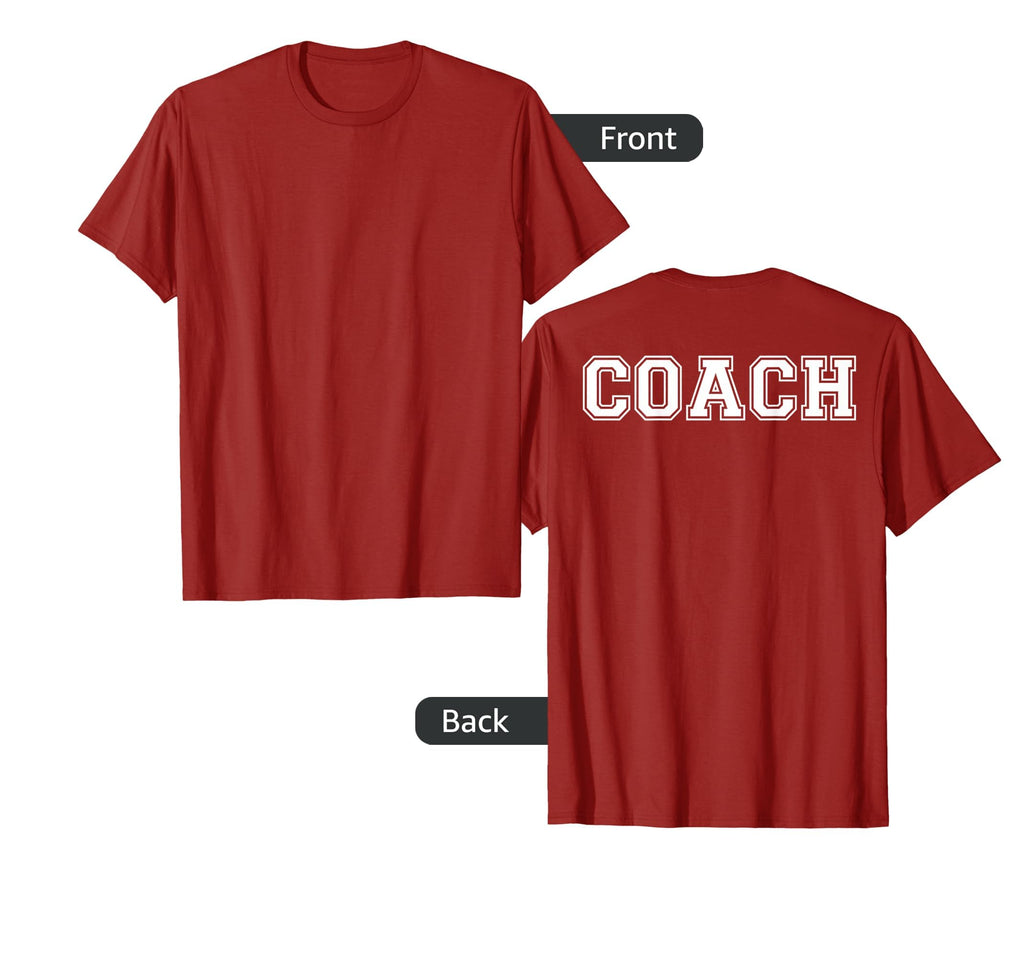 Coach Back T-Shirt - Aesthetic Graphic Men Women