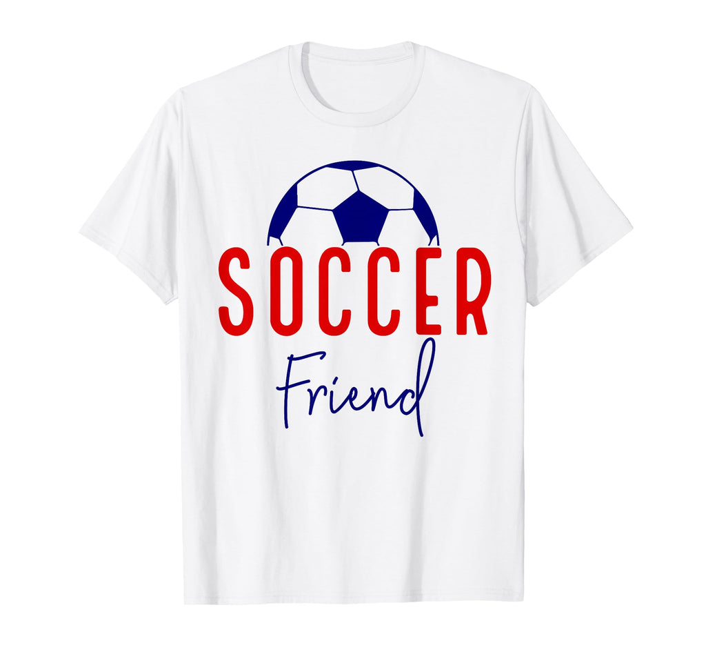 Soccer Friend Soccer Ball Support T-Shirt - Streetwear Style Men Women