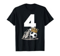 4 Soccer Birthday Gift Soccer Fan Sports T-Shirt - Novelty Apparel Unisex