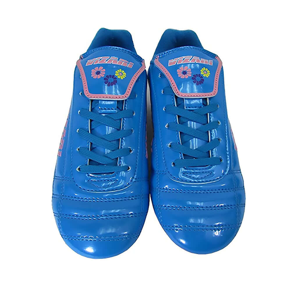 Kids Blossom Firm Ground Soccer Cleats – Blue/Pink