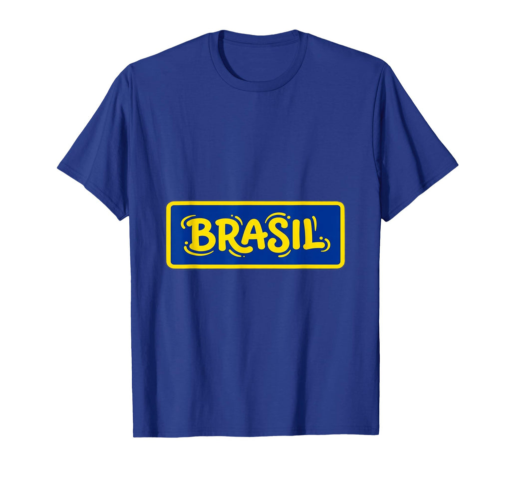 Brazil Football Soccer T-Shirt - Minimalist Print Unisex