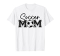 Soccer Mom Heart Game Day Vibes Soccer T-Shirt - Novelty Apparel Men Women