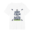 Keep Calm Im Soccer Coach Funny T-Shirt - Custom Art Print for Adults