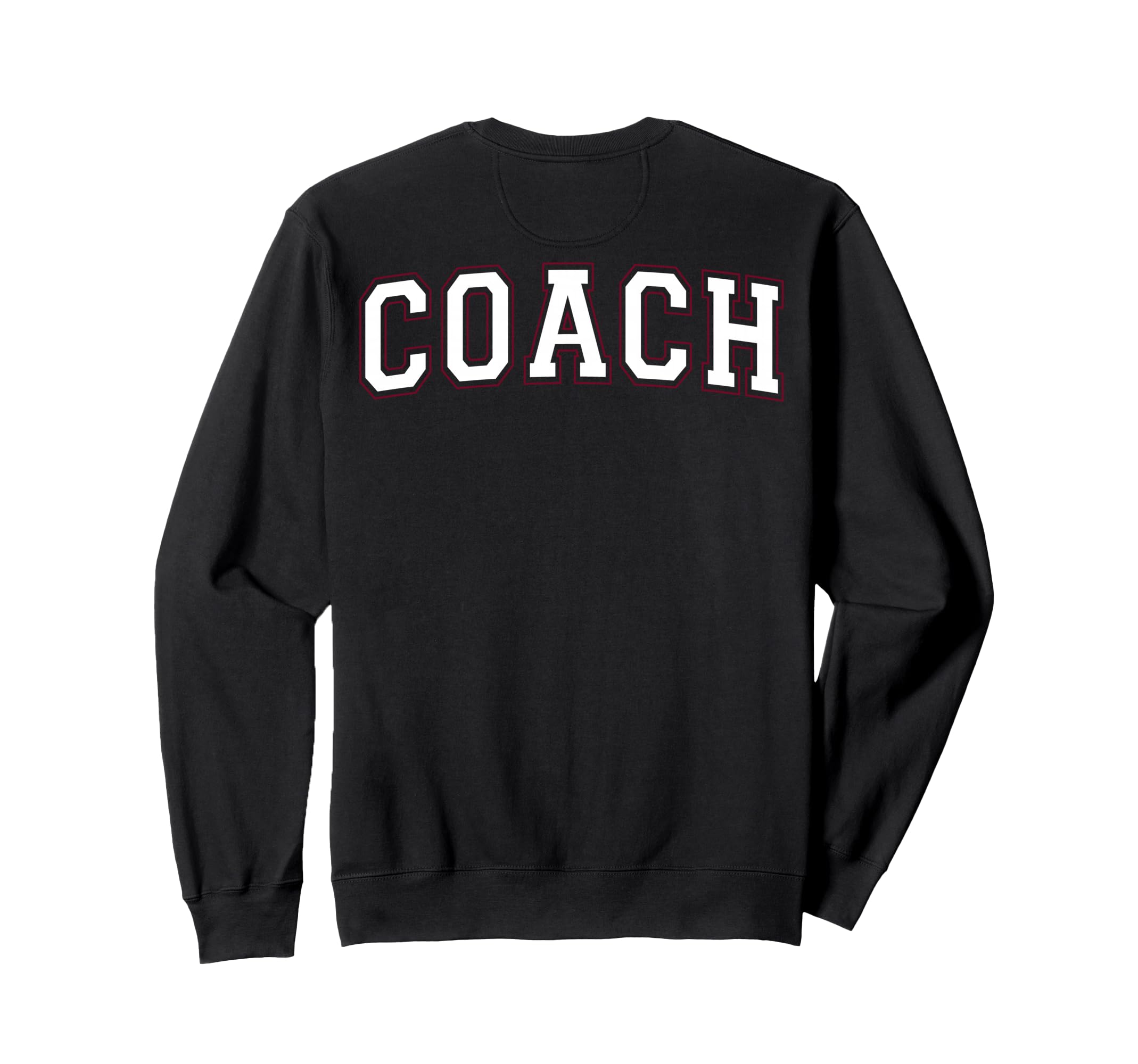 Coach Sports Trainer Varsity White And Sweatshirt - Graphic Print Unisex