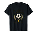 Champion Off Field Soccer Fan Gold T-Shirt - Trendy Graphic Men Women