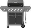 5-Burner Gas Grill with Side Burner, 66,000 BTUs, 753 SQ. In. Cooking Area, 2 Wheel Transport, Propane BBQ Grill with for Outdoor Cooking, Patios, and More - 720-1095