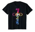 Jesus 7 Years Child God Soccer 7Th T-Shirt - Unique Graphic Men Women