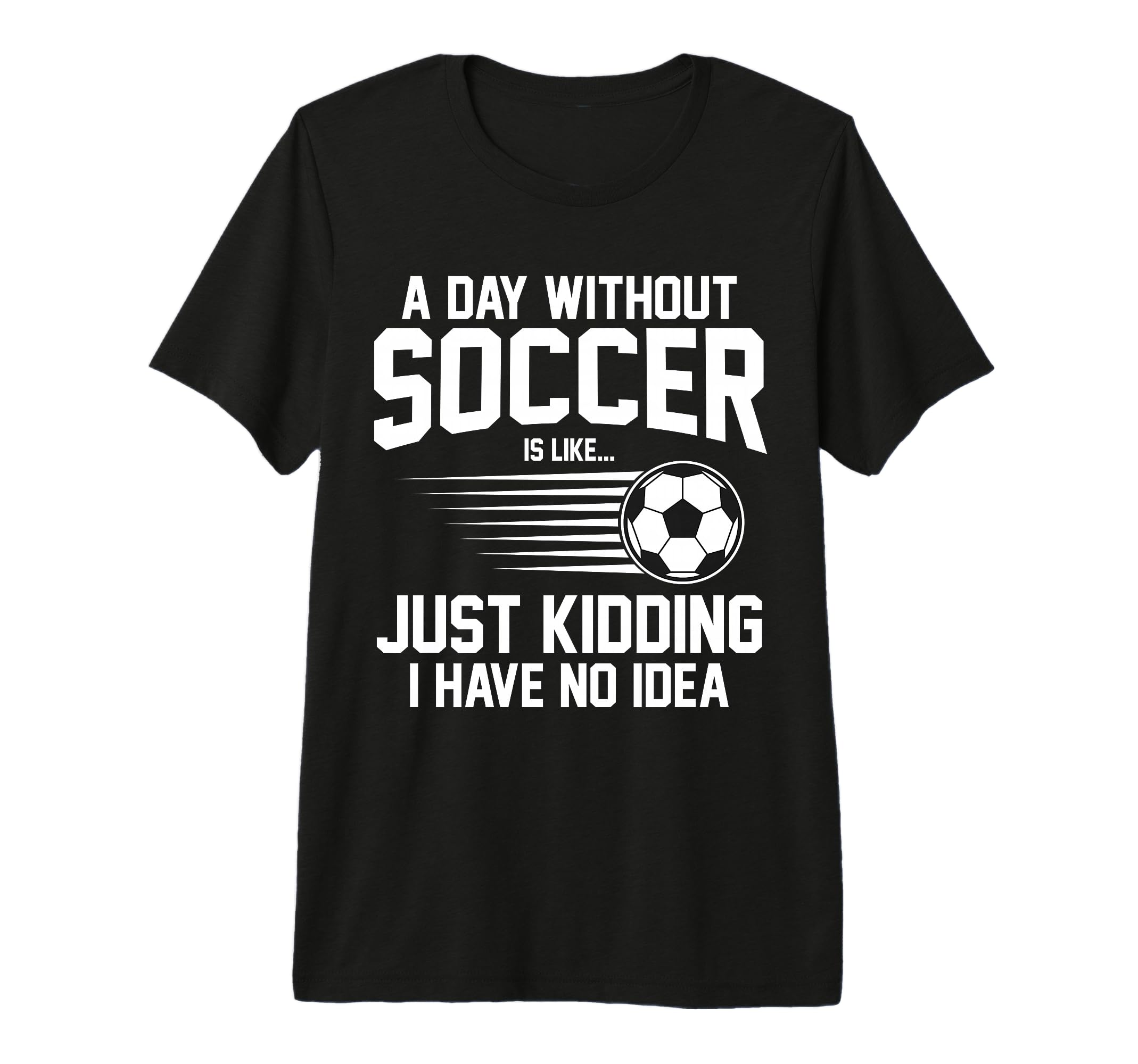 Funny Soccer Sport Player Soccer Tri Blend T-Shirt - Novelty Apparel Unisex