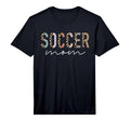 Mens Soccer Mom Gifts Leopard Soccer T-Shirt - Unique Graphic Men Women
