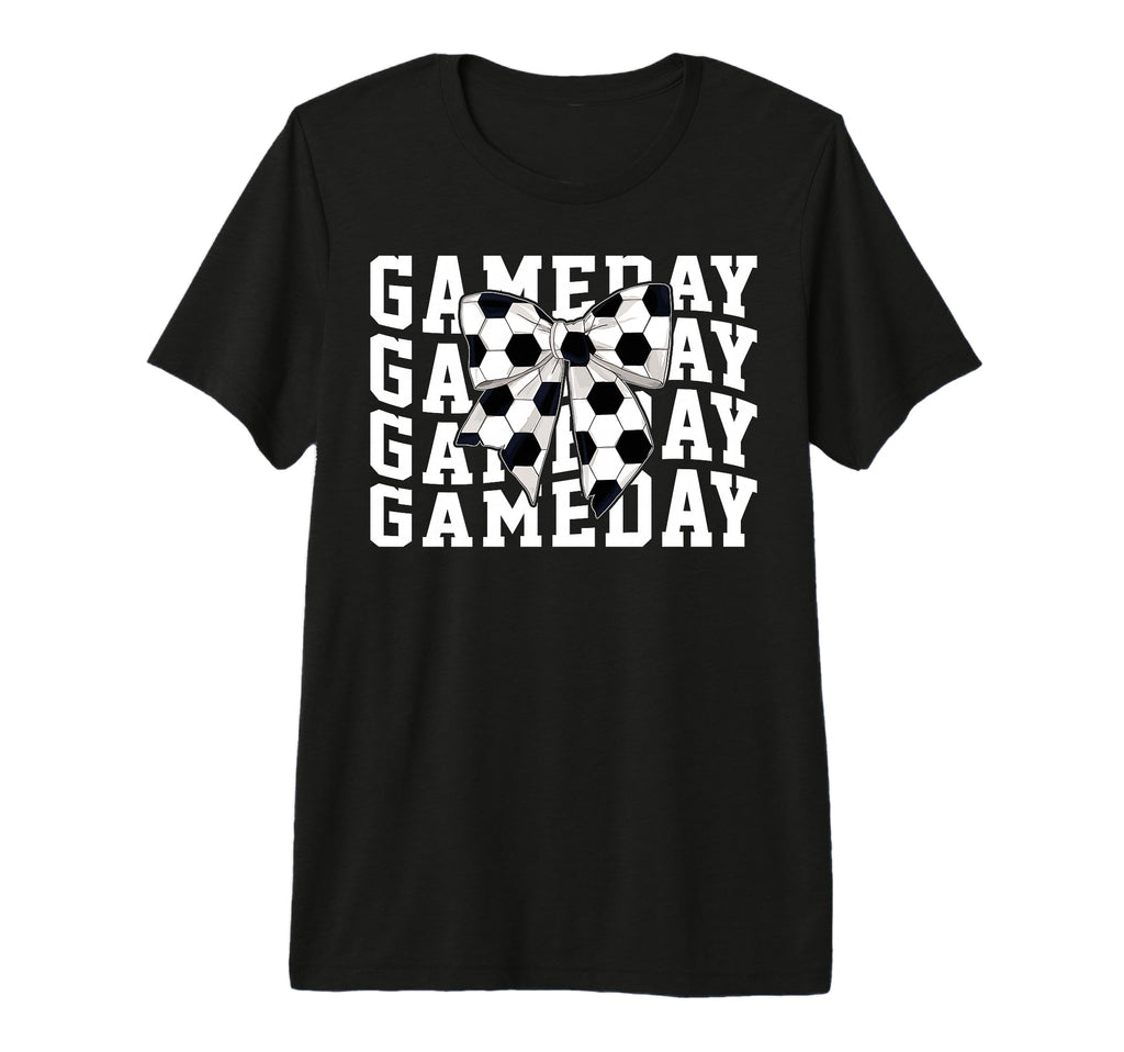 Game Day Soccer Lover Trendy Coquette T-Shirt - Minimalist Print Unisex