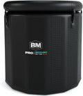 Inflatable Ice Bath Tub for Athletes - Cold Plunge Tub Compatible Water Chiller, Insulated Lid, EVA Groundsheet, Backpack, 130 Gallon, 39" L x 39" W x 35.4" H