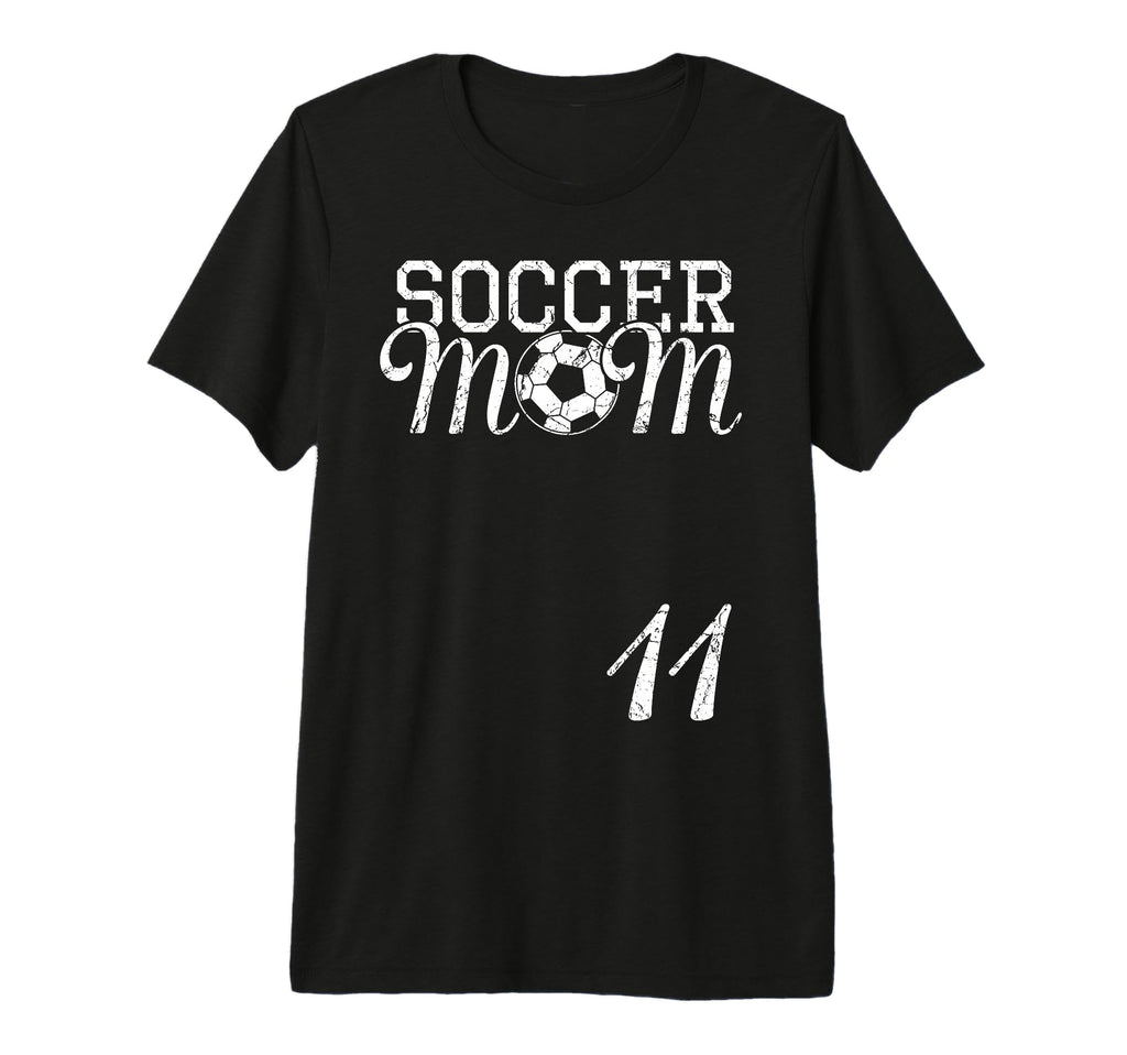 Soccer Mom Jersey Number 11 Favorite T-Shirt - Graphic Print for Adults