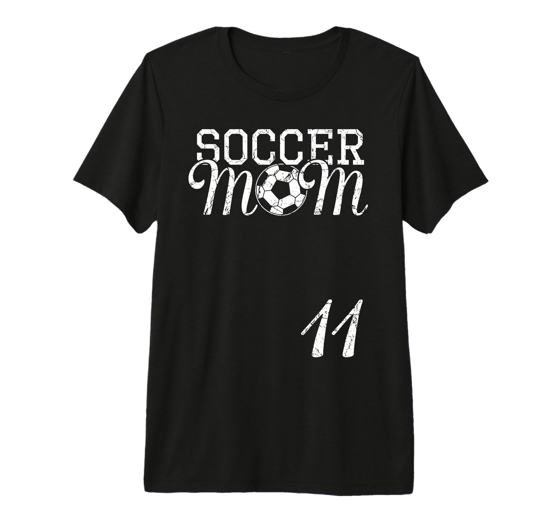 Soccer Mom Jersey Number 11 Favorite T-Shirt - Graphic Print for Adults