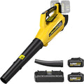 40V Leaf Blower Cordless with 2 X 5.0Ah Batteries and Charger, 40V Powerful Brushless Motor Up to 680CFM Blower for Lawn Care, 4-Variable Speed Turbo Mode with Power Boost
