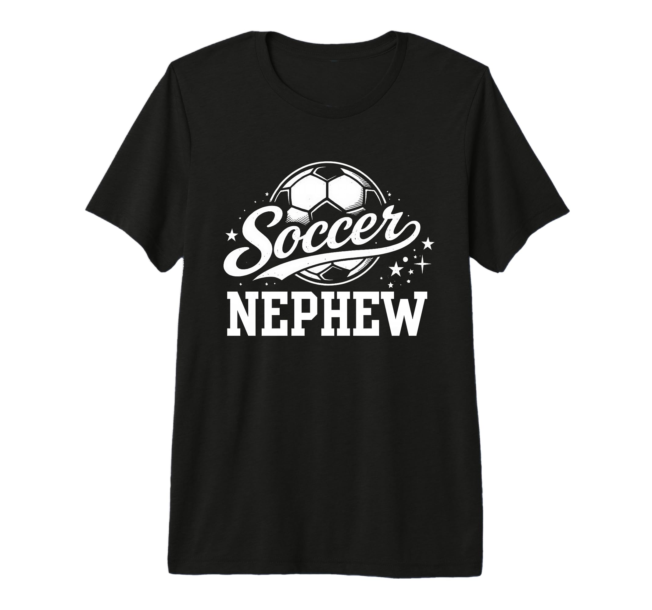 Soccer Nephew Soccer Ball Tri Blend T-Shirt - Custom Art Print Men Women