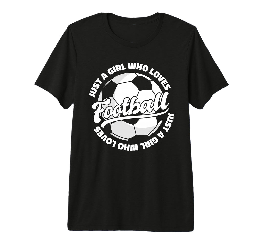 Just Who Loves Football Player T-Shirt - Casual Everyday Wear Unisex