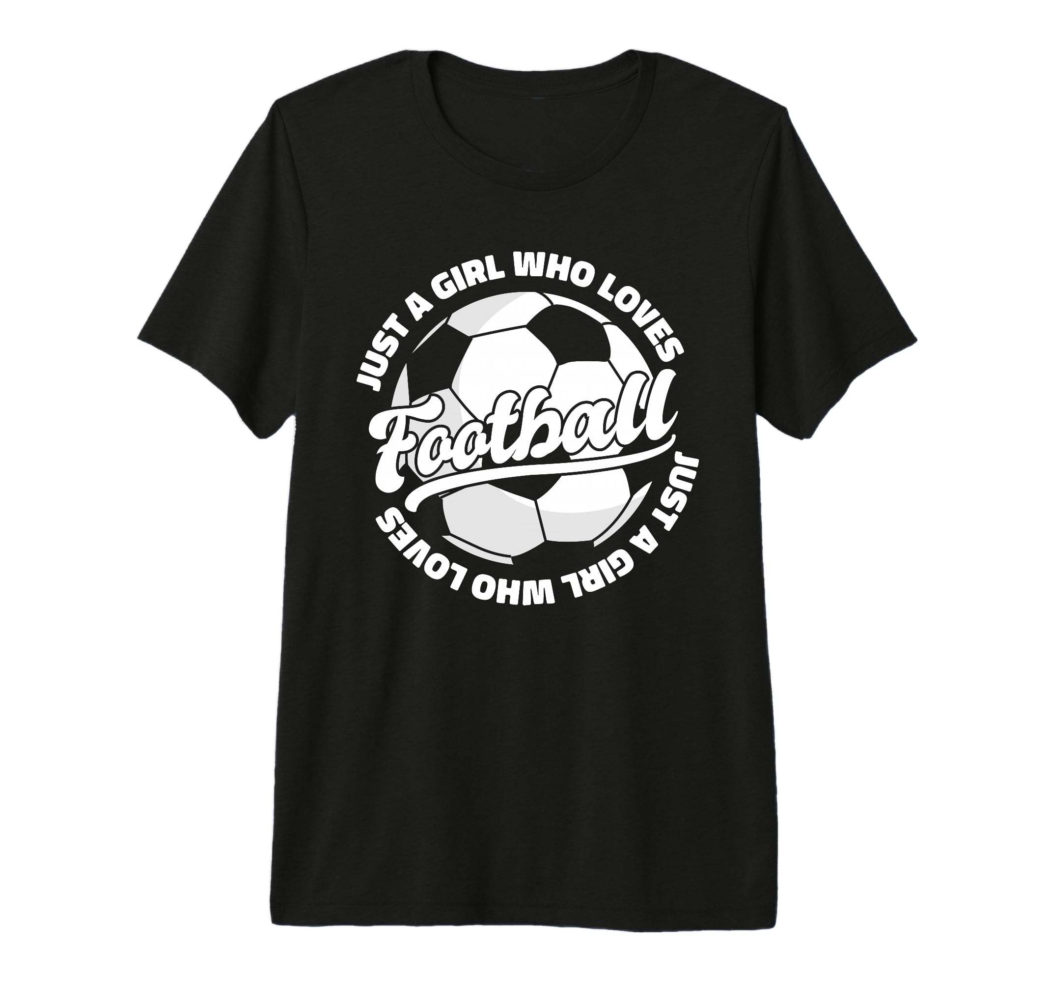 Just Who Loves Football Player T-Shirt - Casual Everyday Wear Unisex