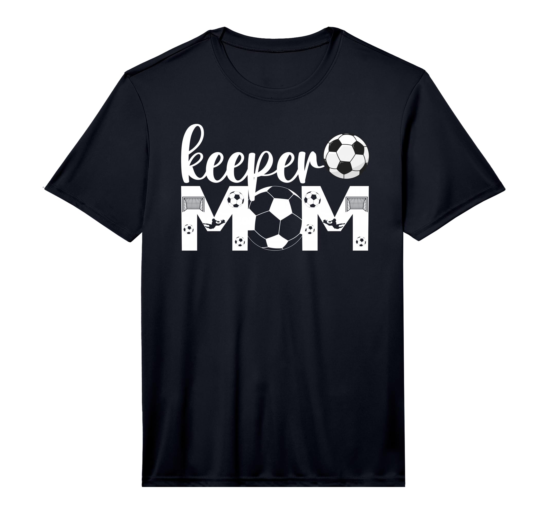 Mens Soccer Keeper Mom Proud Mother T-Shirt - Trendy Graphic for Adults