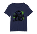 Proud Soccer Dad Whistle Sports Fan T-Shirt - Casual Everyday Wear Unisex