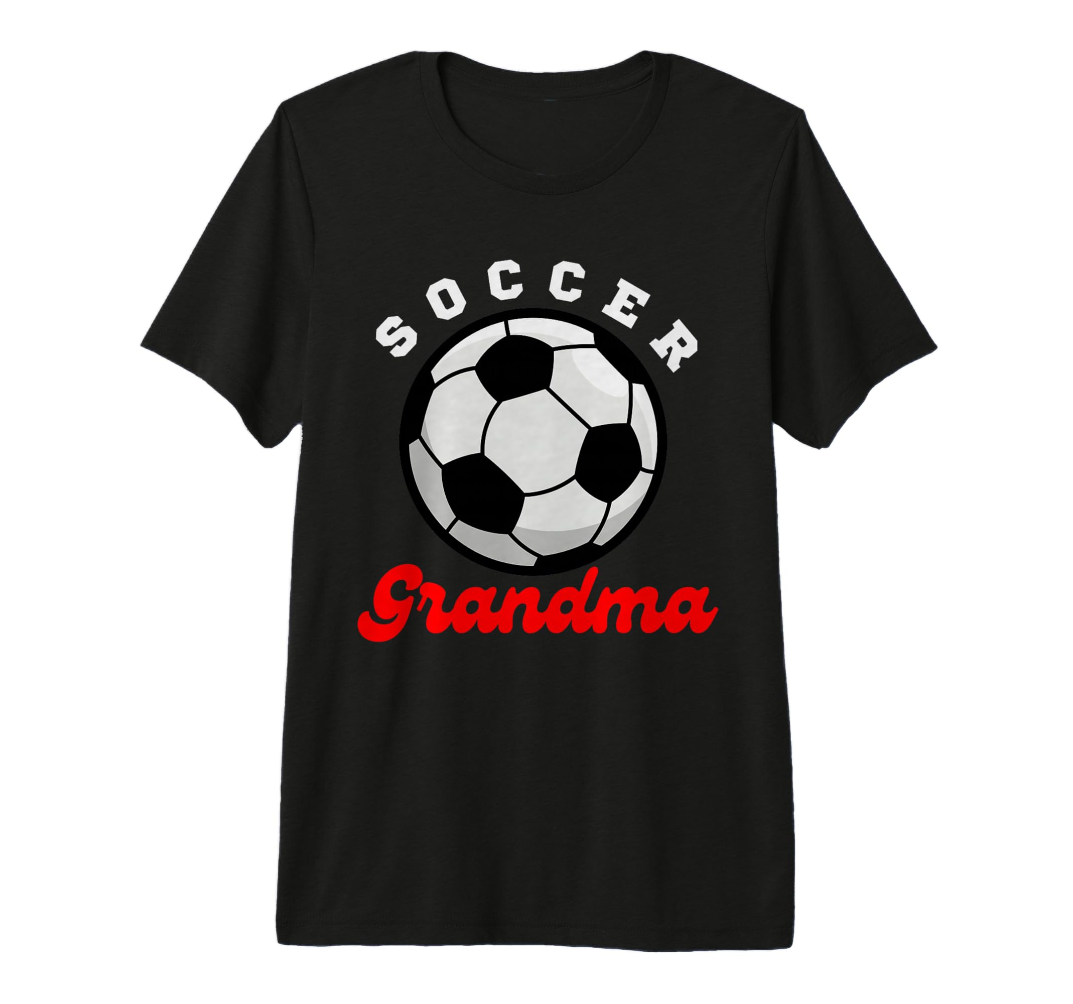 Funny Grandma Proud Soccer Lover Nana T-Shirt - Minimalist Print Men Women