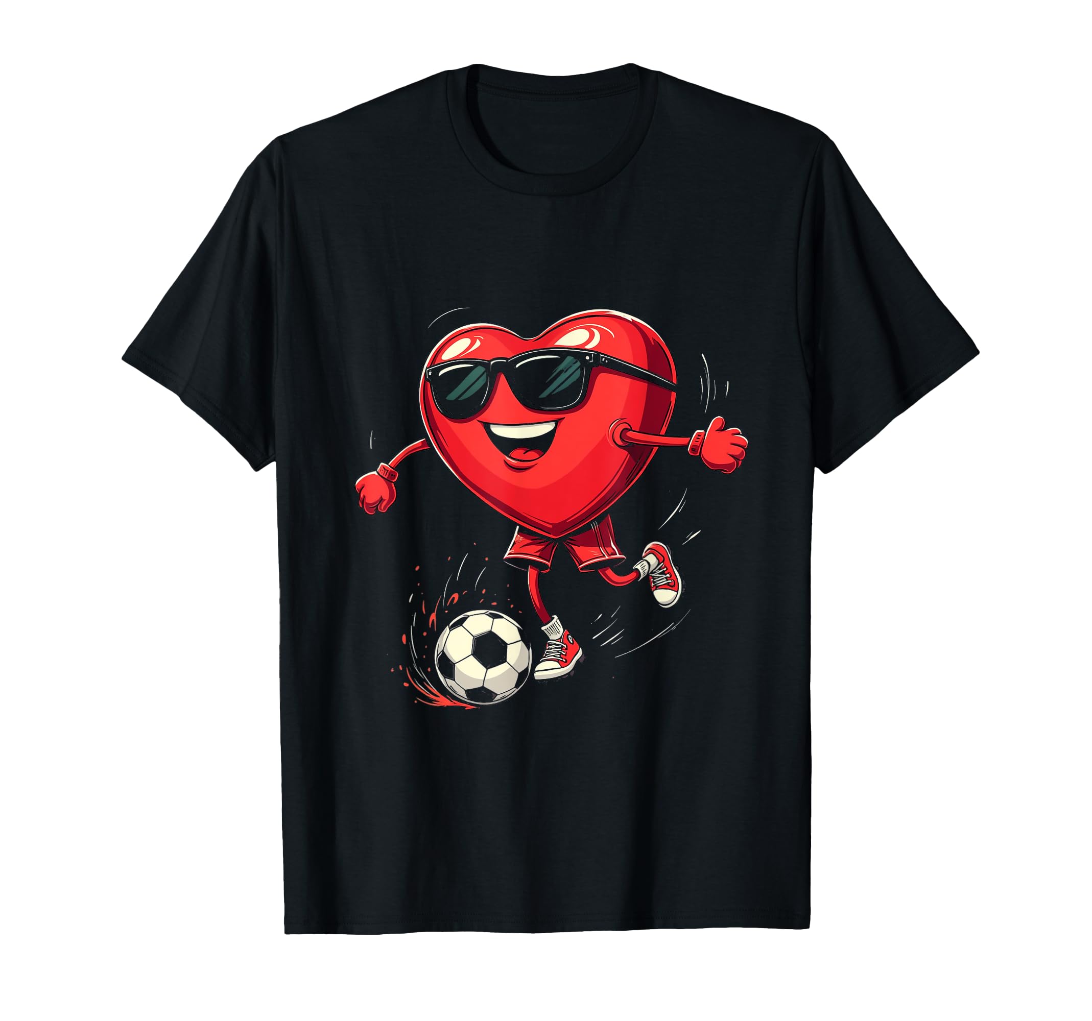 Heart Soccer Gift Sweatshirt - Aesthetic Graphic Men Women
