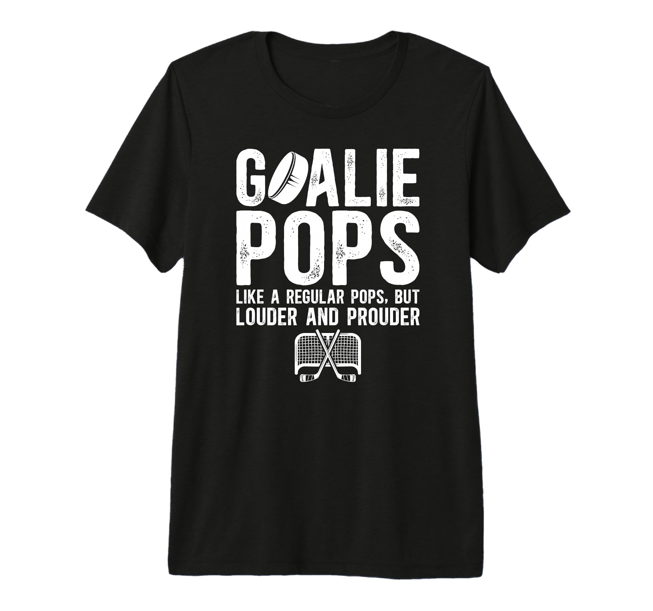 Mens Hockey Goalie Pops Ice Hockey T-Shirt - Aesthetic Graphic Men Women