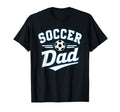Soccer Dad Funny Athletic Lettering T-Shirt - Custom Art Print Unisex