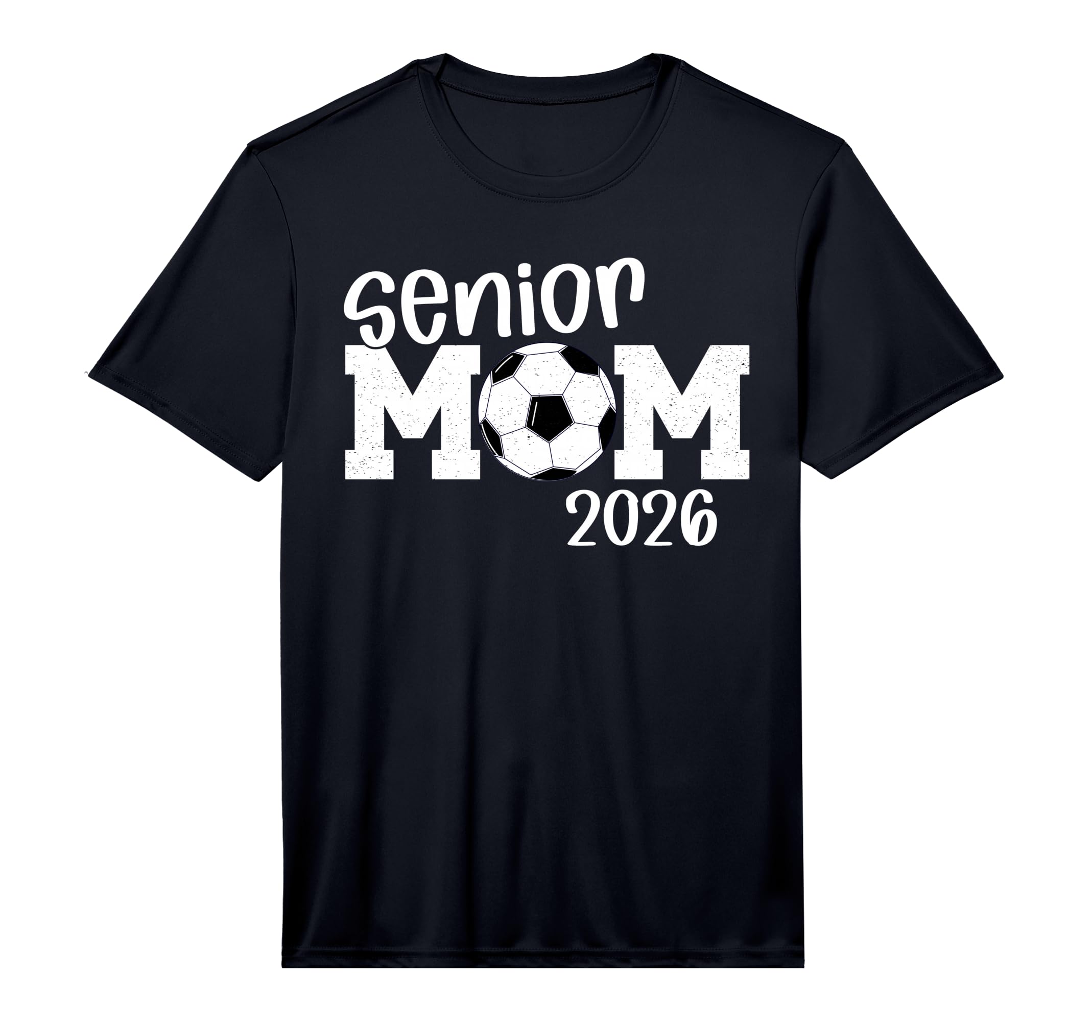 Mens Soccer Senior Mom 2026 Soccer T-Shirt - Graphic Print for Adults
