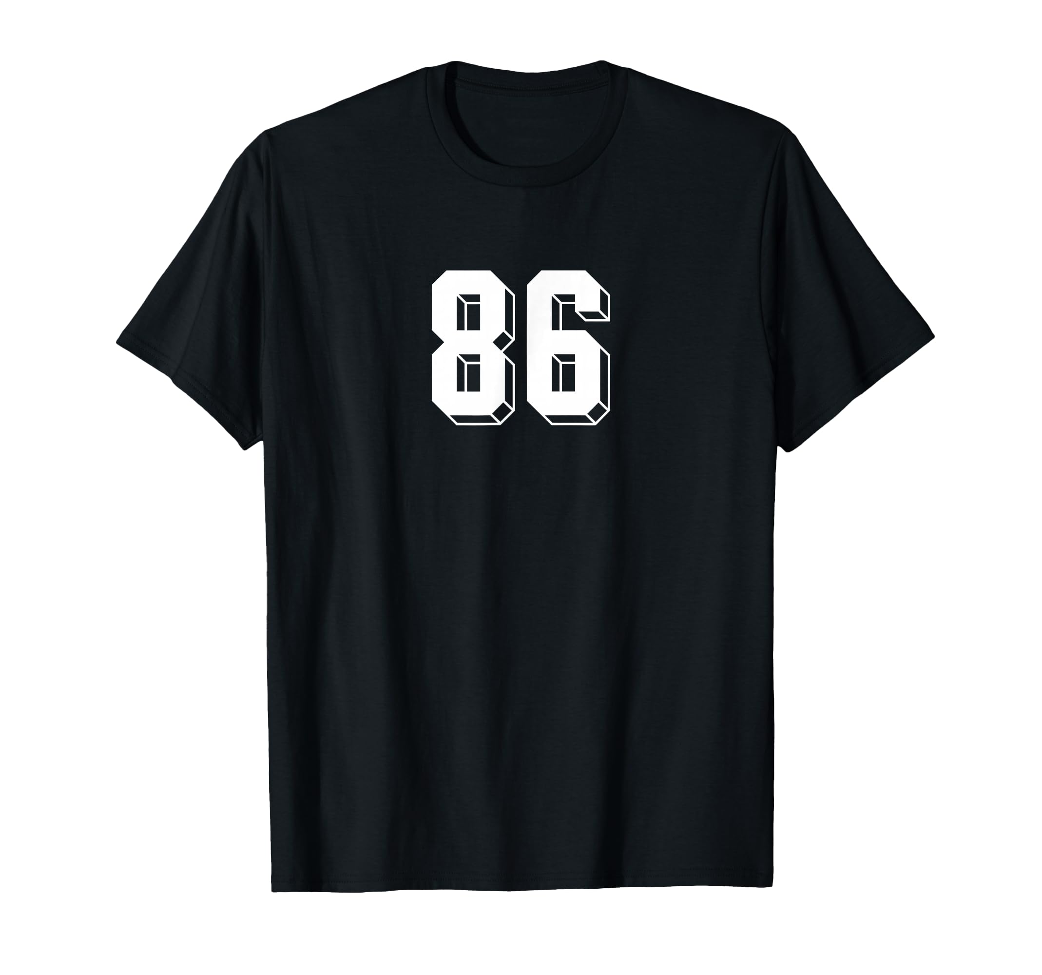 Number 86 80S 90S Soccer Team Jersey T-Shirt - Custom Art Print for Adults