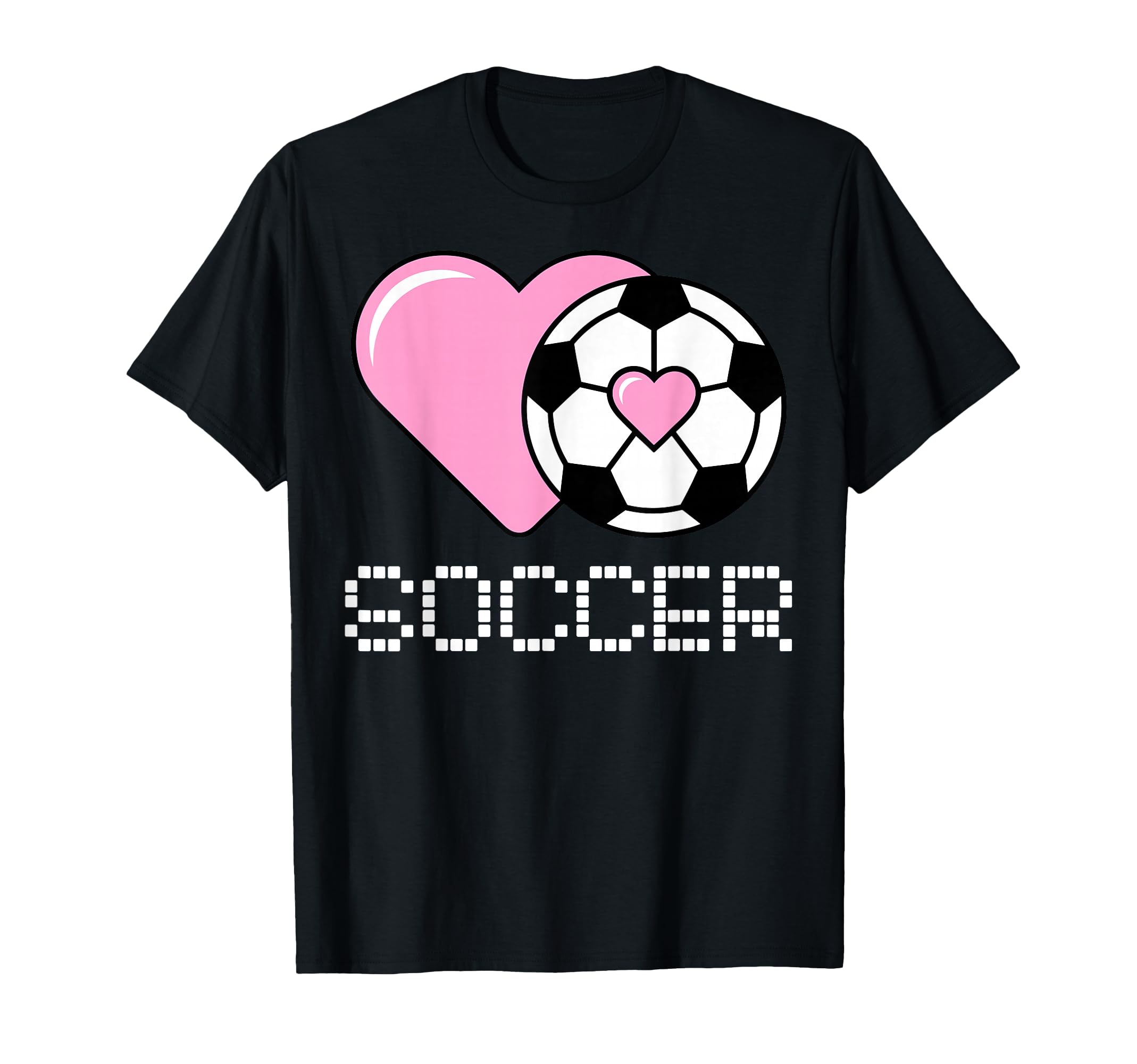 I Love Soccer Goalie Player Fan Game Day T-Shirt - Minimalist Print Unisex