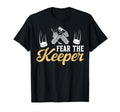 Fear Hockey Goalkeeper Mom Hockey T-Shirt - Streetwear Style for Adults