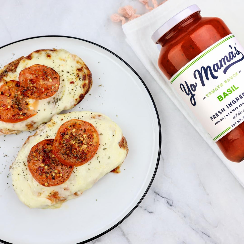 Yo Mama's Foods Tomato Basil Pasta Sauce, Gluten-Free, Vegan, Case of 6 (25 oz)